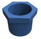 CPVC RED BUSH 1″ X 1/2″ AZUL<br><br>Código: 3501