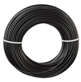 CABLE THW-LS #8 IUSA NEGRO (ROLLO)<br><br>Código: 3030