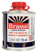 LIMPIAMETALES BRASSO LIQUIDO 75 ML (052380)<br><br>Código: 3355