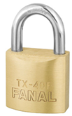 CANDADO LATON (CSI-TX-40F) LLAVE TETRA<br><br>Código: 5976