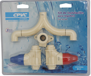 FLE KIT CPVC REGADERA INSTALACION (30-660)<br><br>Código: 6030