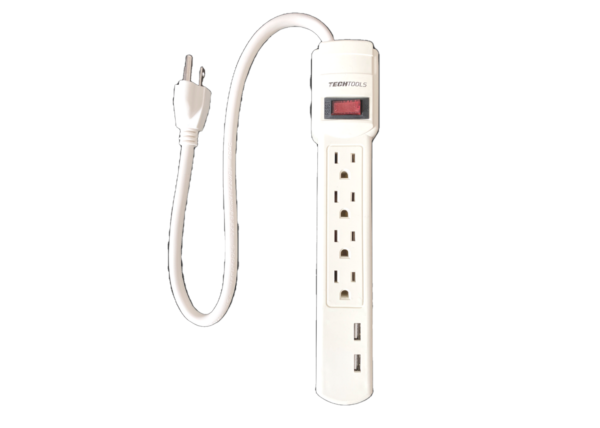 MULTICONTACTO 4 + 2 USB 50 CM BCA (MULTI504UB) <br><br> Código: 0581